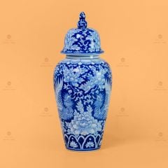 Chóe Song Phụng Cát Tường Ngàn Hoa Phú Quý Lam Ngọc Bình An