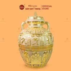 Chum Ai Cập Chạm Nổi Dát Vàng